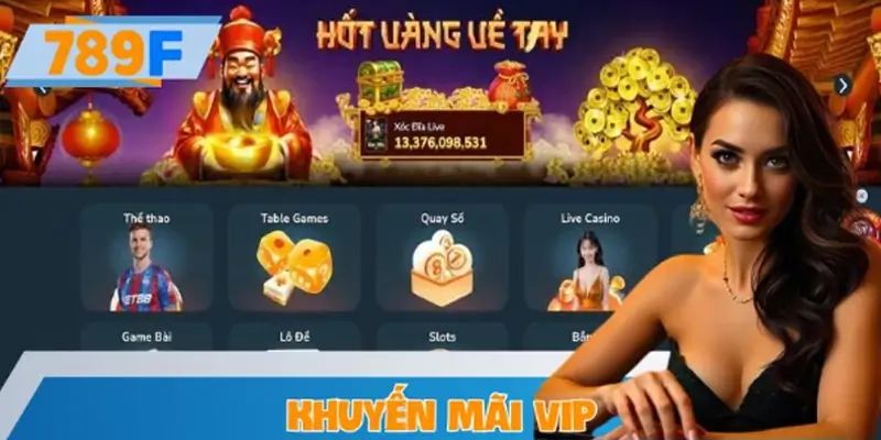 Khuyến Mãi VIP– Ưu đãi Của 789F Dành Cho Thành Viên Lâu Năm