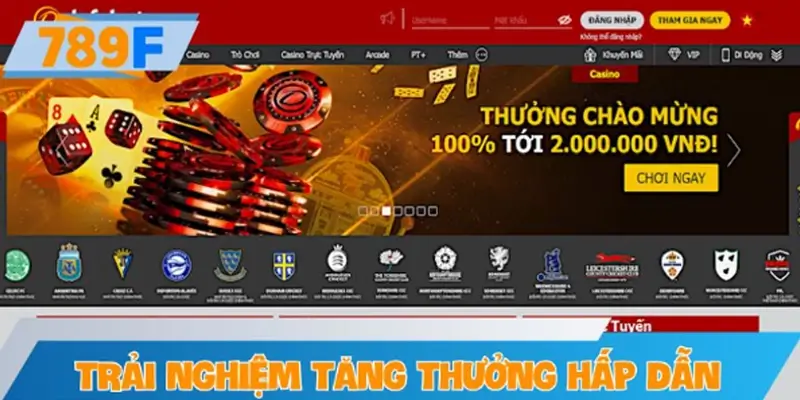 Trải nghiệm tăng thưởng hấp dẫn cùng cổng game 789F